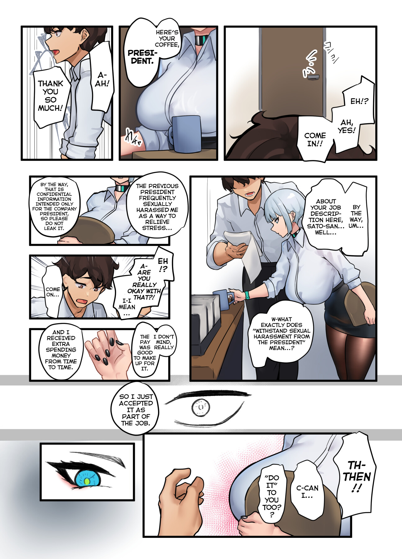 Hentai Manga Comic-Is That A President's Order?-Read-10
